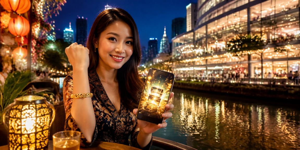 Live casino interface on a mobile device with Malaysian design